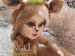 عروسک آهوی پیشونی سفید (کد256) - چیچیلاس - فروشگاه آنلاین عروسک