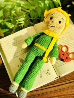 عروسک کاموایی شازده کوچولو 🦊 (کد293) - چیچیلاس - فروشگاه آنلاین عروسک