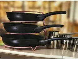 استند ماهیتابه فلزی با روکش پلاستیک