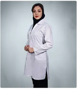 روپوش پزشکی مدل زیپی
