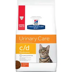 غذای خشک گربه ادالت هیلز یورینری کر طعم مرغ مدل(Hill's™ Prescription Diet™ Urinary Care c/d Multicare with Chicken) با وزن 1.5 کیلوگرم