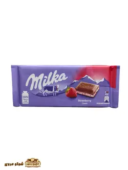 شکلات تخته ای میلکا توت فرنگی milka strawberry | شوکو مروی