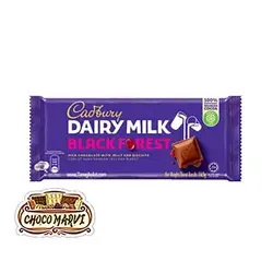 شکلات دیری میلک کدبری با مغز میوه های قرمز ژله ای وبیسکویت | شوکو مروی