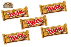 شکلات بار توییکس بسته 5 عددی | خرید انواع شکلات و کاکائو از شوکو مروی