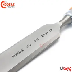 مغار سر تخت 32 میلیمتر دسته چوبی نارکس کد 810132