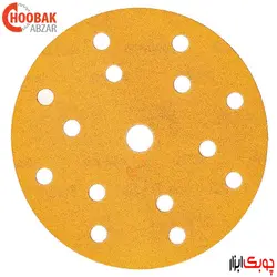 سنباده دیسکی طلایی P80 قطر 15 سانتیمتر MIRKA