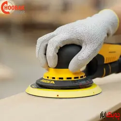 سنباده دیسکی طلایی P220 قطر 15 سانتیمتر MIRKA