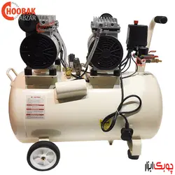 کمپرسور باد 50 لیتری سایلنت EDON مدل ED550*2-50L