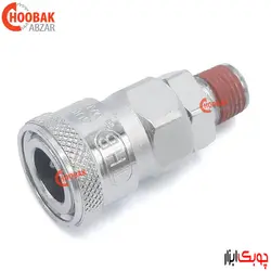 کوپلینگ مادگی بیرون رزوه 1/4 اینچ THB مدل 20SMA