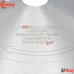 تیغ اره الماس آلومینیوم بر 300*96 فرود کد LU5B0900
