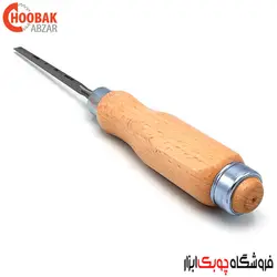 مغار سر تخت 3 میلیمتر دسته چوبی نارکس کد 810103