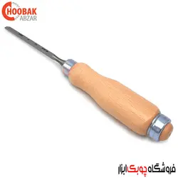 مغار سر تخت 4 میلیمتر دسته چوبی نارکس کد 810104