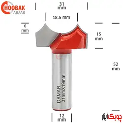 تیغ گل نقطه ای دامار کد DM193104