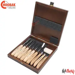 ست 9 عددی مغار و چاقو حکاکی نارکس کد 894813