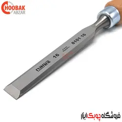 مغار سر تخت ۱۶ میلیمتر دسته چوبی نارکس کد 810116