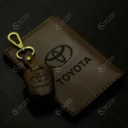 ست کیف مدارک و جاسوئیچی تویوتا کلیددار 1