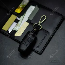 ست کیف مدارک و جاسوئیچی مرسدس بنز