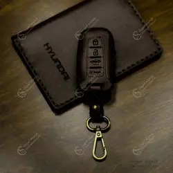 ست کیف مدارک و جاسوئیچی هیوندا 4 کلید