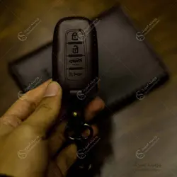 ست کیف مدارک و جاسوئیچی هیوندا 4 کلید