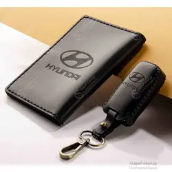 ست کیف مدارک و جاسوئیچی هیوندا 4 کلید