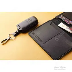 ست کیف مدارک و جاسوئیچی هیوندا 4 کلید