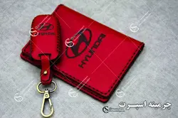 ست کیف مدارک و جاسوئیچی هیوندا 4 کلید