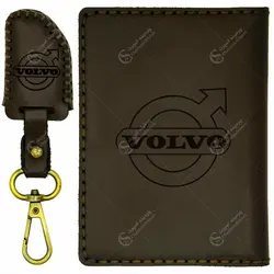 ست کیف مدارک و جاسوئیچی ولوو کلیددار