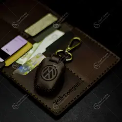 ست کیف مدارک و جاسوئیچی گل فولکس