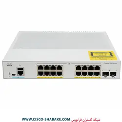 سوئیچ سیسکو C1000-16P-2G-L | پایینترین قیمت 16 PoE Cisco
