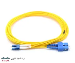 پچ کورد فیبر نوری SC-LC سینگل مود داپلکس