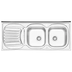 سینک ظرفشویی روکار پرنیان استیل مدل PS 2106 ؛ قیمت و خرید