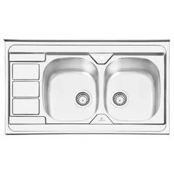سینک ظرفشویی روکار پرنیان استیل مدل PS 1117 ؛ قیمت و خرید