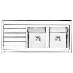 سینک ظرفشویی روکار پرنیان استیل مدل PS 1114 ؛ قیمت و خرید