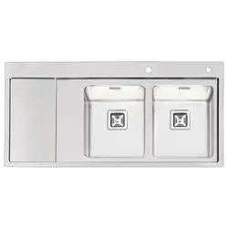 سینک ظرفشویی فانتزی توکار پرنیان استیل مدل PS 1216 ؛ قیمت و خرید