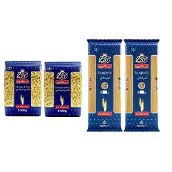ماکارونی ساده و شکلی زر ماکارون وزن 500 گرم بسته ی 4 عددی - سیتی سازه