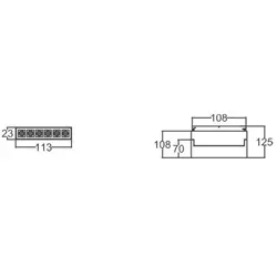 چراغ نقطه ای متحرک مگنتی شعاع مدل SH-MGA6-2M ؛ قیمت و خرید