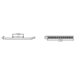 چراغ نقطه ای مگنتی شعاع مدل SH-MG12-2M ؛ قیمت و خرید