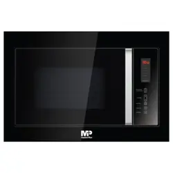 مایکروویو مستر پلاس مدل M3109 توکار با نمایی از جنس شیشه مشکی رنگ - سیتی سازه