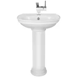 روشویی پایه دار مروارید مدل دیانا ۵۵ و از نوع پایه دار - سیتی سازه