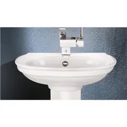 روشویی پایه دار مروارید مدل دیانا ۵۵ و از نوع پایه دار - سیتی سازه