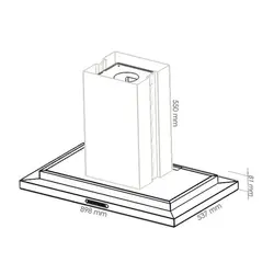 هود جزیره ای بیمکث مدل B111 - سیتی سازه