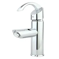 شیر روشویی راسان مدل تیتانیوم با رنگ بدنه کروم و دبی خروجی 12 - سیتی سازه