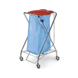 ترولی جمع آوری و حمل زباله فیلموپ مدل ۸۰۷۵ - فروشگاه اینترنتی کلین ابزار