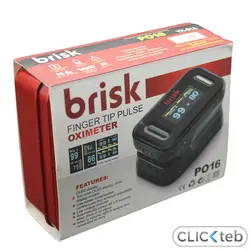 پالس اکسیمتر دیجیتالی بریسک مدل PO16 (اوریجینال + گارانتی اصلی)