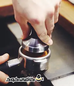 تمپر استیل دسته چوبی سایز 58