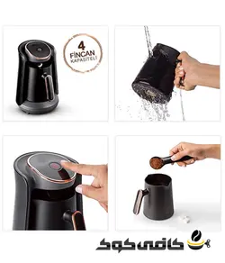 قهوه ترک ساز برقی Beston