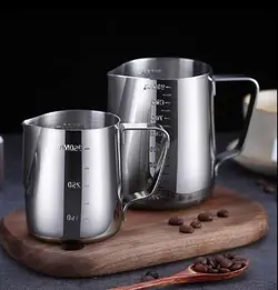 پیچر (شیر جوش) استیل مدرج ۳۵۰ میلی لیتر