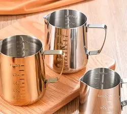 پیچر (شیر جوش) استیل مدرج ۳۵۰ میلی لیتر