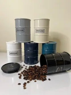 بانکه قهوه طرح بشکه 600 CC