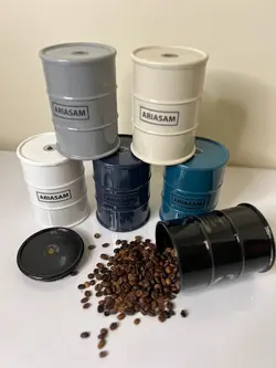 بانکه قهوه طرح بشکه 600 CC